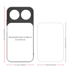 For Huawei Nova 16, Nova 16 Pro, Nova 16 Ultra, Mate 80 RS, Honor 400 Pro 5G, Honor X70I 5G Sublimation Blank Rubber 2D TPU Phone Case Cover