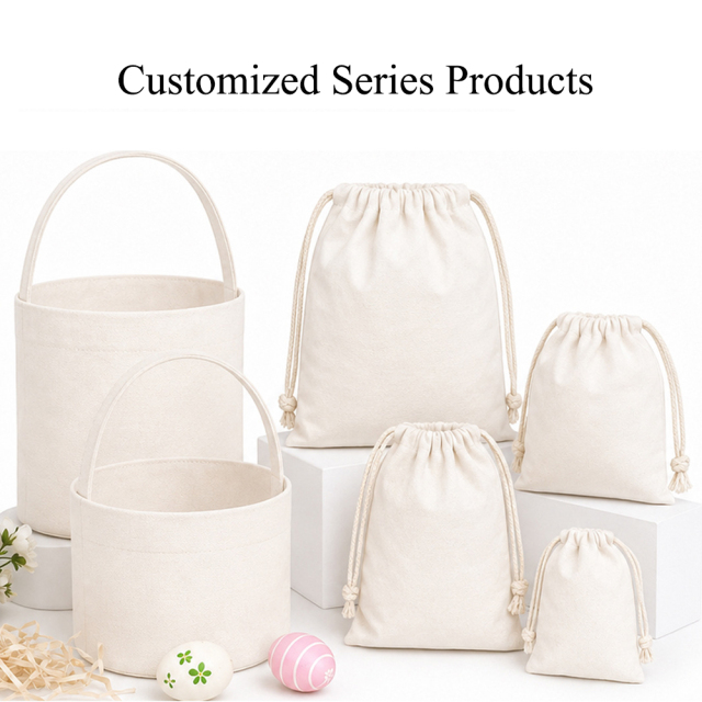 Custom Printed with Your Own Designs | Sublimation Printed Easter Basket /Tote Bag & Gift Bag / Drawstring Bag | 3 Styles Available 20x25cm / 30x40cm / 40x40cm | Personalized Heat Transfer Bags Series
