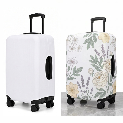 Custom Printed with Your Own Designs | Customized Sublimation Printed Luggage Cover Personalized Heat Transfer Suitcase Protector - 4 Sizes Available S/M/L/XL 