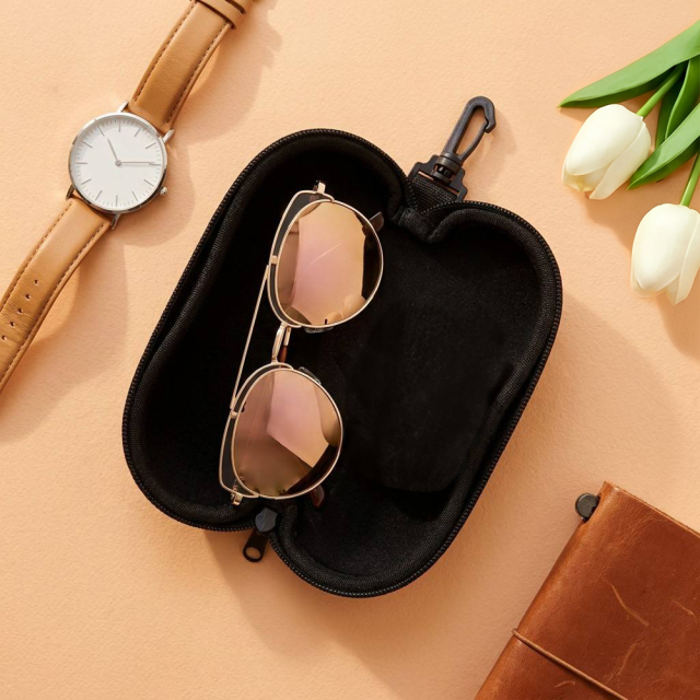 Sublimation Blank Neoprene Eyeglass Pouch | 7.8x18cm Custom Glasses Case for Heat Transfer DIY Personalized Sunglasses Sleeve | Easy to Carry and Store
