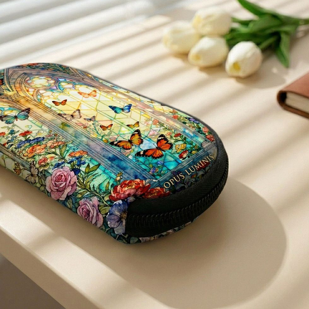 Sublimation Blank Neoprene Eyeglass Pouch | 7.8x18cm Custom Glasses Case for Heat Transfer DIY Personalized Sunglasses Sleeve | Easy to Carry and Store