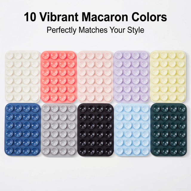 Universal Magnetic Silicone Suction Pad - Powerful Phone Gripper for Vlog Recording & Hands-Free Viewing | Direct Use & Non-thermal Transfer| Strong Grip Phone Holder for Live Streaming | Compatible With Apple Samsung Xiaomi Huawei Smartphones