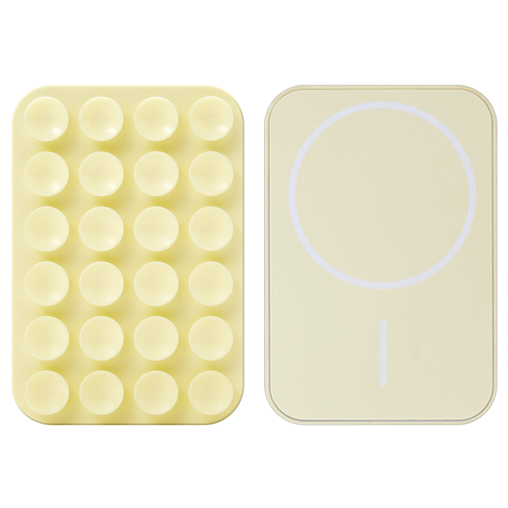 Universal Magnetic Silicone Suction Pad - Powerful Phone Gripper for Vlog Recording & Hands-Free Viewing | Direct Use & Non-thermal Transfer| Strong Grip Phone Holder for Live Streaming | Compatible With Apple Samsung Xiaomi Huawei Smartphones