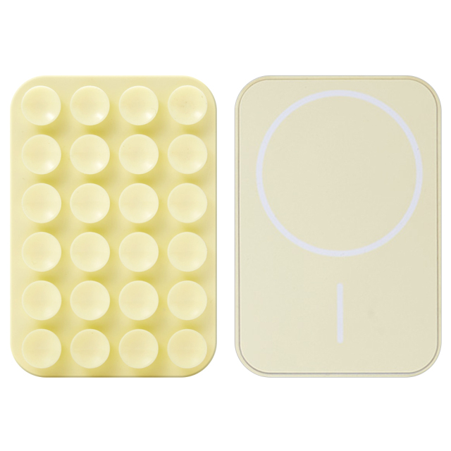 Universal Magnetic Silicone Suction Pad - Powerful Phone Gripper for Vlog Recording & Hands-Free Viewing | Direct Use & Non-thermal Transfer| Strong Grip Phone Holder for Live Streaming | Compatible With Apple Samsung Xiaomi Huawei Smartphones
