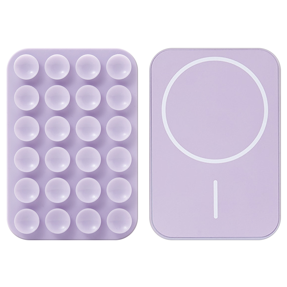 Universal Magnetic Silicone Suction Pad - Powerful Phone Gripper for Vlog Recording & Hands-Free Viewing | Direct Use & Non-thermal Transfer| Strong Grip Phone Holder for Live Streaming | Compatible With Apple Samsung Xiaomi Huawei Smartphones