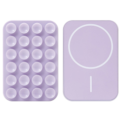 Universal Magnetic Silicone Suction Pad - Powerful Phone Gripper for Vlog Recording & Hands-Free Viewing | Direct Use & Non-thermal Transfer| Strong Grip Phone Holder for Live Streaming | Compatible With Apple Samsung Xiaomi Huawei Smartphones
