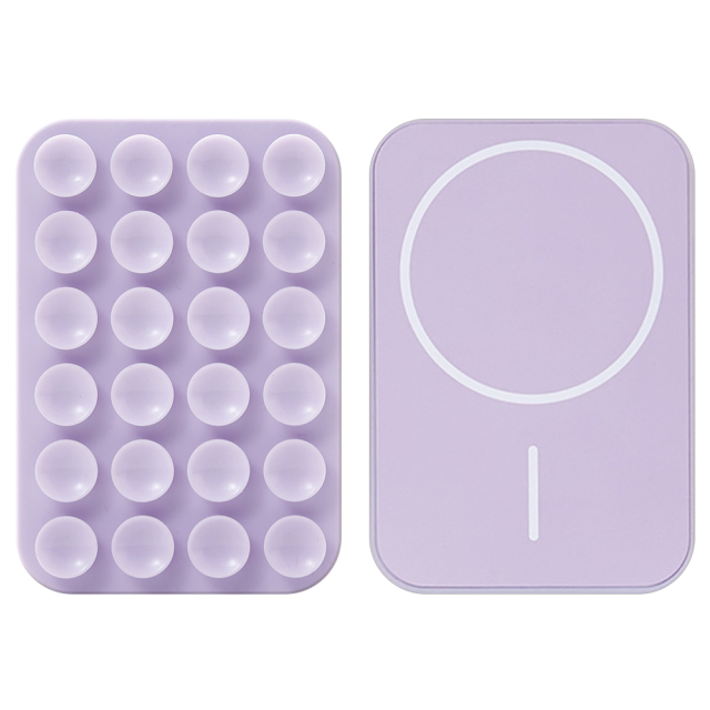 Universal Magnetic Silicone Suction Pad - Powerful Phone Gripper for Vlog Recording & Hands-Free Viewing | Direct Use & Non-thermal Transfer| Strong Grip Phone Holder for Live Streaming | Compatible With Apple Samsung Xiaomi Huawei Smartphones
