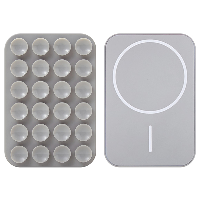 Universal Magnetic Silicone Suction Pad - Powerful Phone Gripper for Vlog Recording & Hands-Free Viewing | Direct Use & Non-thermal Transfer| Strong Grip Phone Holder for Live Streaming | Compatible With Apple Samsung Xiaomi Huawei Smartphones