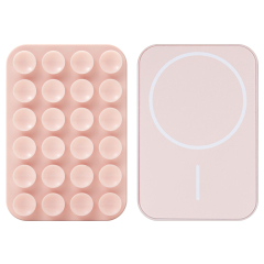 Universal Magnetic Silicone Suction Pad - Powerful Phone Gripper for Vlog Recording & Hands-Free Viewing | Direct Use & Non-thermal Transfer| Strong Grip Phone Holder for Live Streaming | Compatible With Apple Samsung Xiaomi Huawei Smartphones