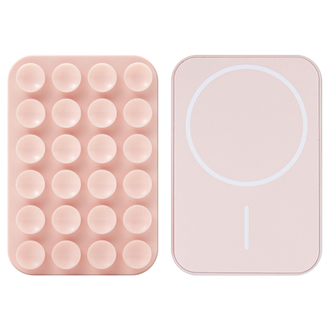 Universal Magnetic Silicone Suction Pad - Powerful Phone Gripper for Vlog Recording & Hands-Free Viewing | Direct Use & Non-thermal Transfer| Strong Grip Phone Holder for Live Streaming | Compatible With Apple Samsung Xiaomi Huawei Smartphones