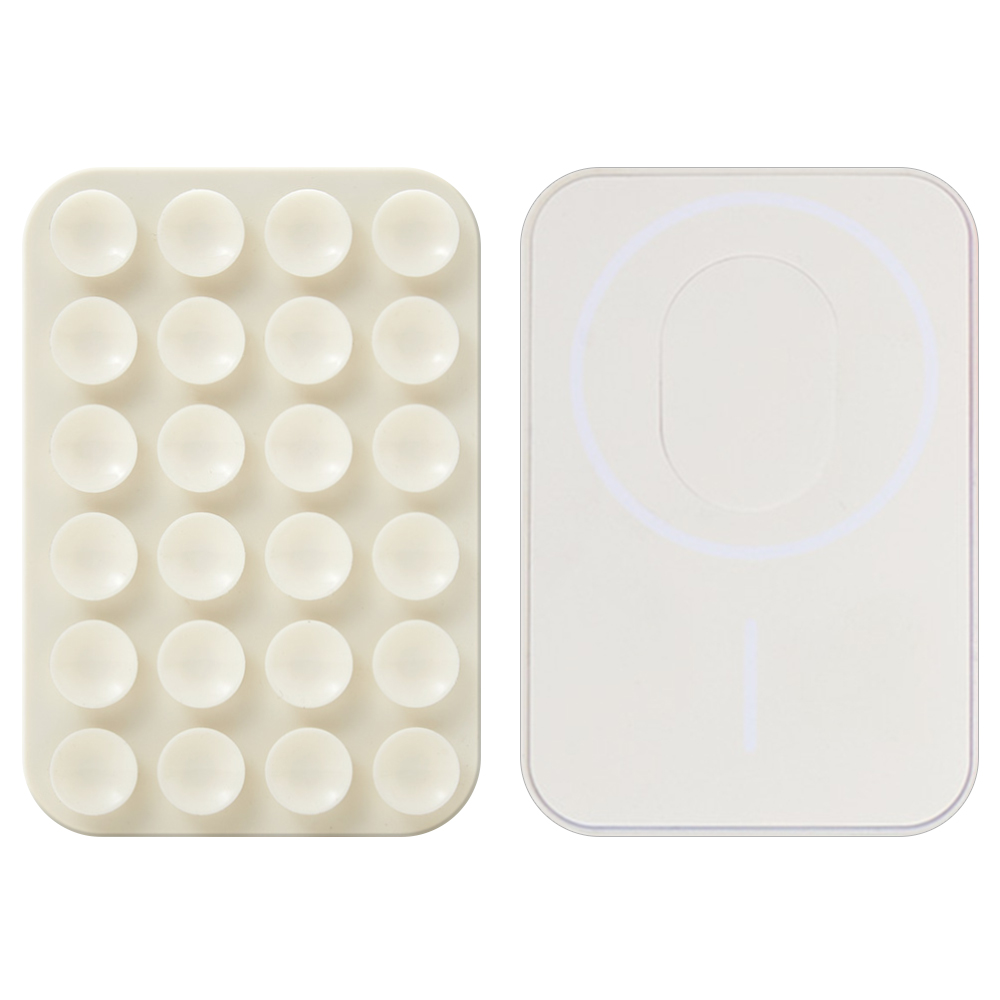 Universal Magnetic Silicone Suction Pad - Powerful Phone Gripper for Vlog Recording & Hands-Free Viewing | Direct Use & Non-thermal Transfer| Strong Grip Phone Holder for Live Streaming | Compatible With Apple Samsung Xiaomi Huawei Smartphones
