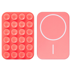 Universal Magnetic Silicone Suction Pad - Powerful Phone Gripper for Vlog Recording & Hands-Free Viewing | Direct Use & Non-thermal Transfer| Strong Grip Phone Holder for Live Streaming | Compatible With Apple Samsung Xiaomi Huawei Smartphones