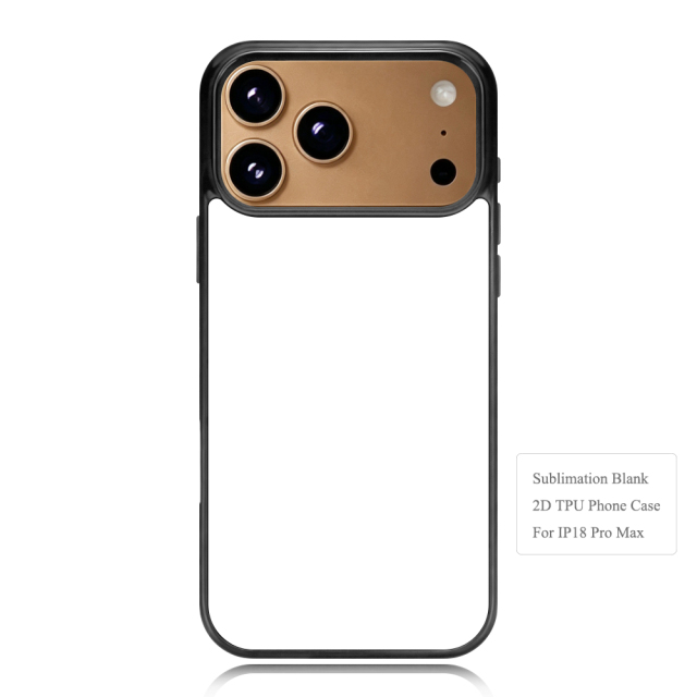 New Arrival Sublimation 2D TPU Phone Case for iPhone 18 Series, DIY Shell With Aluminum Sheet for iPhone 18, ip 18 pro, ip18 Pro Max