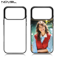 New Arrival Sublimation 2D TPU Phone Case for iPhone 18 Series, DIY Shell With Aluminum Sheet for iPhone 18, ip 18 pro, ip18 Pro Max
