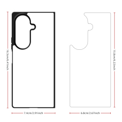 For SamSung Z Fold 8 Ultra Series Sublimation Blank Phone Cases Custom DIY 2D TPU Phone Covers With Aluminum Sheet Insert for Heat Transfer Printing | for SamSung Z Fold 3-8 Series