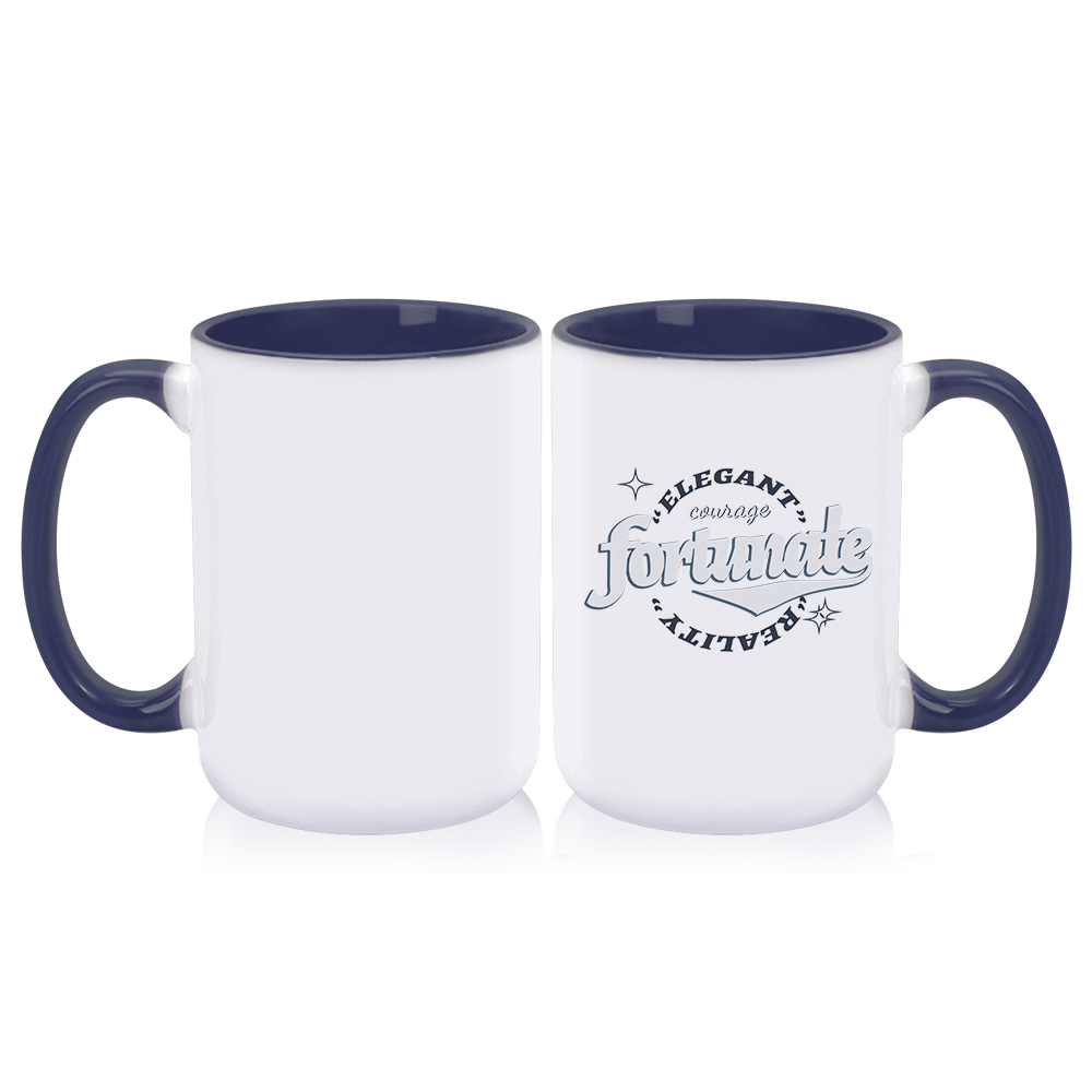 Sublimation Blank 15OZ / 450ml Blank Mugs Custom Colorful Ceramic Coffee Mugs With Handle DIY Personalized Ceramic Cups 15oz Ceramic Mugs With Variety of Packing Methods