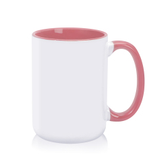 Sublimation Blank 15OZ / 450ml Blank Mugs Custom Colorful Ceramic Coffee Mugs With Handle DIY Personalized Ceramic Cups 15oz Ceramic Mugs With Variety of Packing Methods