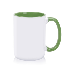 Sublimation Blank 15OZ / 450ml Blank Mugs Custom Colorful Ceramic Coffee Mugs With Handle DIY Personalized Ceramic Cups 15oz Ceramic Mugs With Variety of Packing Methods