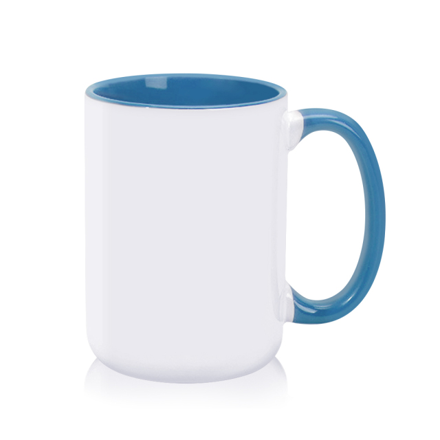 Sublimation Blank 15OZ / 450ml Blank Mugs Custom Colorful Ceramic Coffee Mugs With Handle DIY Personalized Ceramic Cups 15oz Ceramic Mugs With Variety of Packing Methods