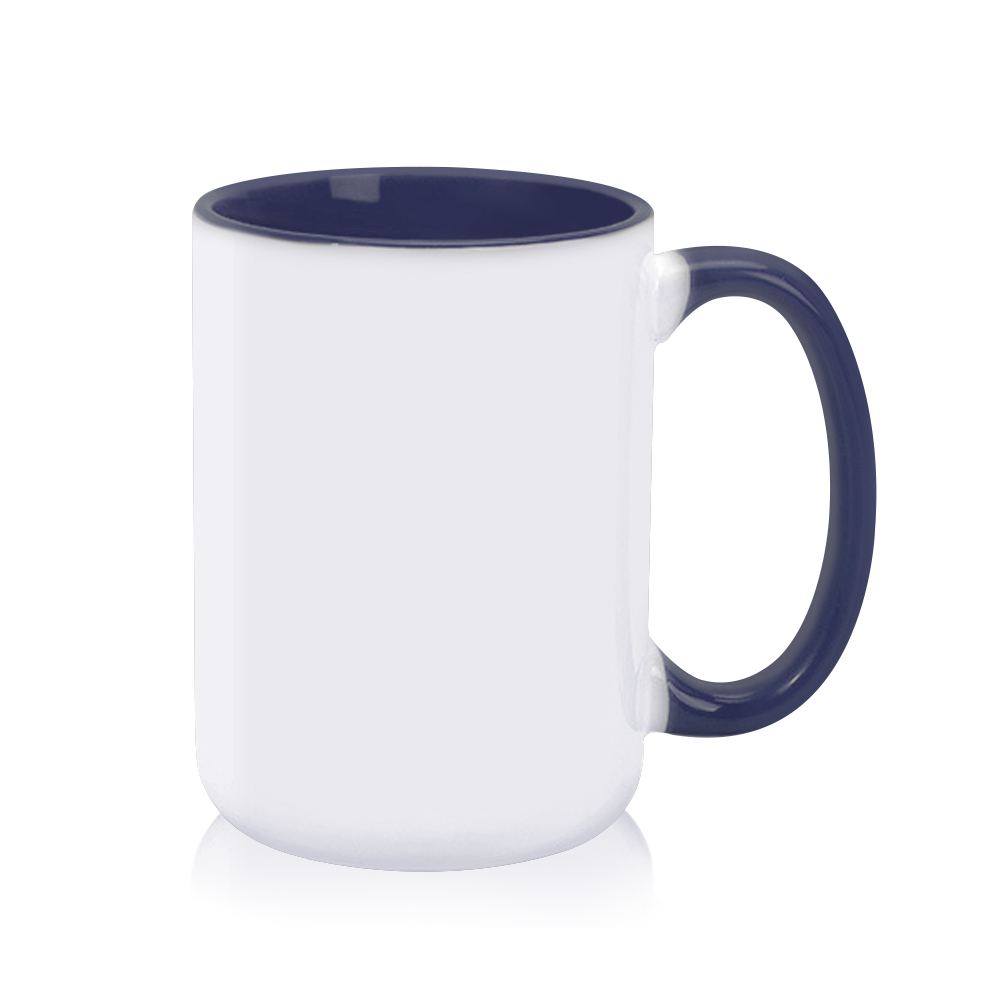 Sublimation Blank 15OZ / 450ml Blank Mugs Custom Colorful Ceramic Coffee Mugs With Handle DIY Personalized Ceramic Cups 15oz Ceramic Mugs With Variety of Packing Methods