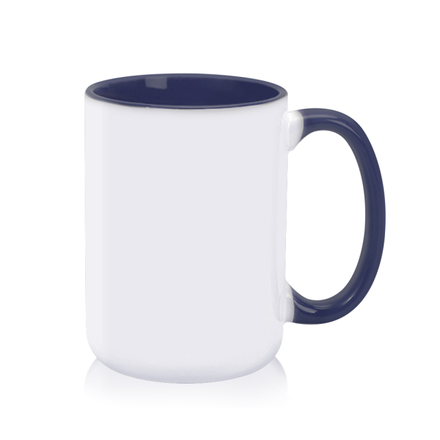 Sublimation Blank 15OZ / 450ml Blank Mugs Custom Colorful Ceramic Coffee Mugs With Handle DIY Personalized Ceramic Cups 15oz Ceramic Mugs With Variety of Packing Methods