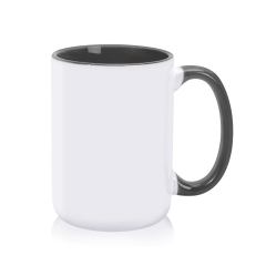 Sublimation Blank 15OZ / 450ml Blank Mugs Custom Colorful Ceramic Coffee Mugs With Handle DIY Personalized Ceramic Cups 15oz Ceramic Mugs With Variety of Packing Methods