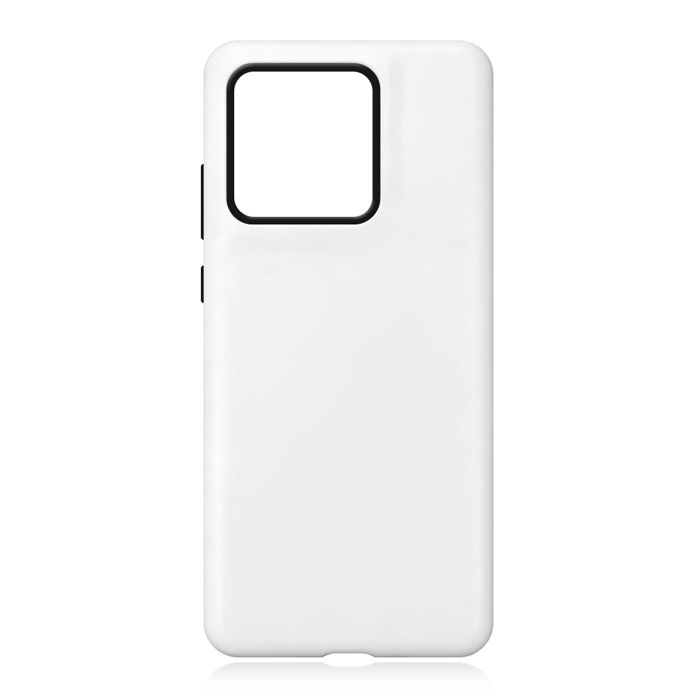 For Motolora G86 5G / Edge 60 Fusion Sublimation Blank 3D 2in1 Magnetic Film Phone Cases for 3D Film Printing Custom DIY 3D TPU&PC Phone Covers - Glossy