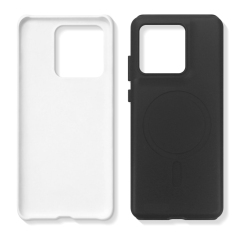 For Motolora G86 5G / Edge 60 Fusion Sublimation Blank 3D 2in1 Magnetic Film Phone Cases for 3D Film Printing Custom DIY 3D TPU&PC Phone Covers - Glossy