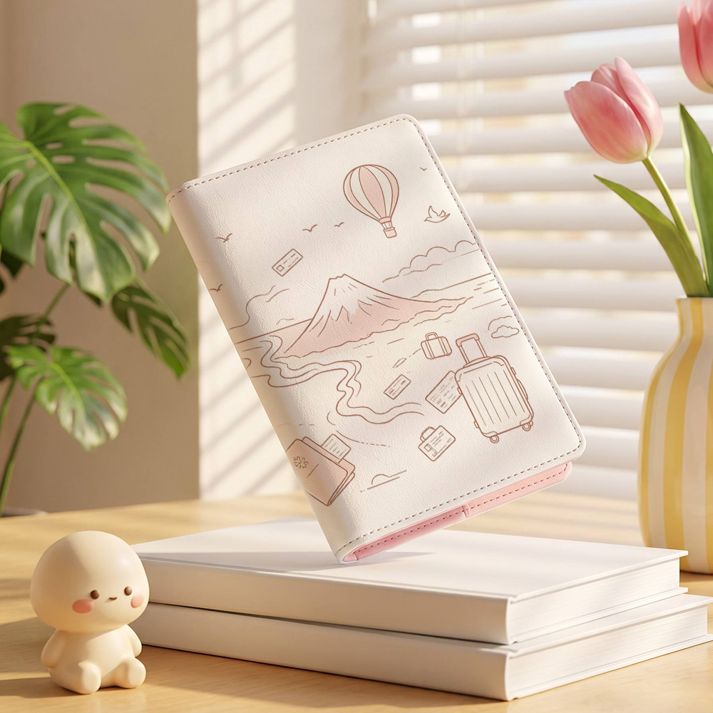 Sublimation Blank PU Leather Passport Holder Cover With Card Slots | 5 Colors Custom DIY Heat Transfer Card Holders Travel Accessory