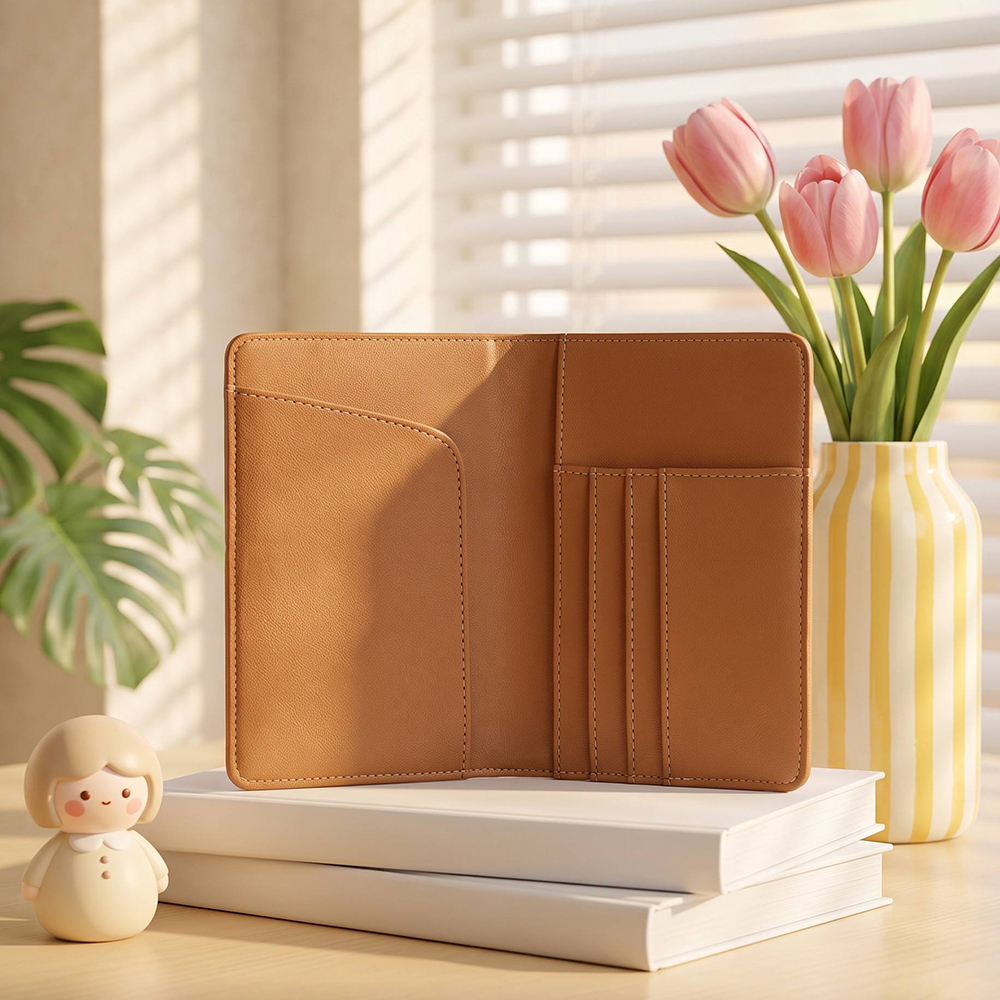 Sublimation Blank PU Leather Passport Holder Cover With Card Slots | 5 Colors Custom DIY Heat Transfer Card Holders Travel Accessory