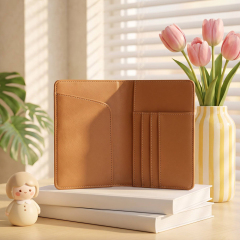 Sublimation Blank PU Leather Passport Holder Cover With Card Slots | 5 Colors Custom DIY Heat Transfer Card Holders Travel Accessory