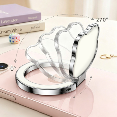 Sublimation Blank Magnetic Ring Holder Made of  PET Plus Metal - 5 Variations | Custom DIY Magnetic Desktop Stand & Lazy Holder DIY Phone Stand | With & Without Magnet Options | 5 Shapes