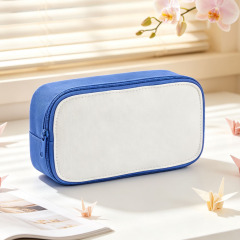 Sublimation Blank Polyester Pencil Case & Makeup Bags for Single-Sided Printing | 22*12*7cm Custom DIY Pencil Case 5 Vibrant Colors Available