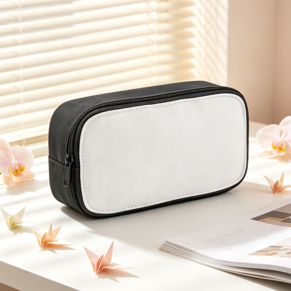 Sublimation Blank Polyester Pencil Case & Makeup Bags for Single-Sided Printing | 22*12*7cm Custom DIY Pencil Case 5 Vibrant Colors Available