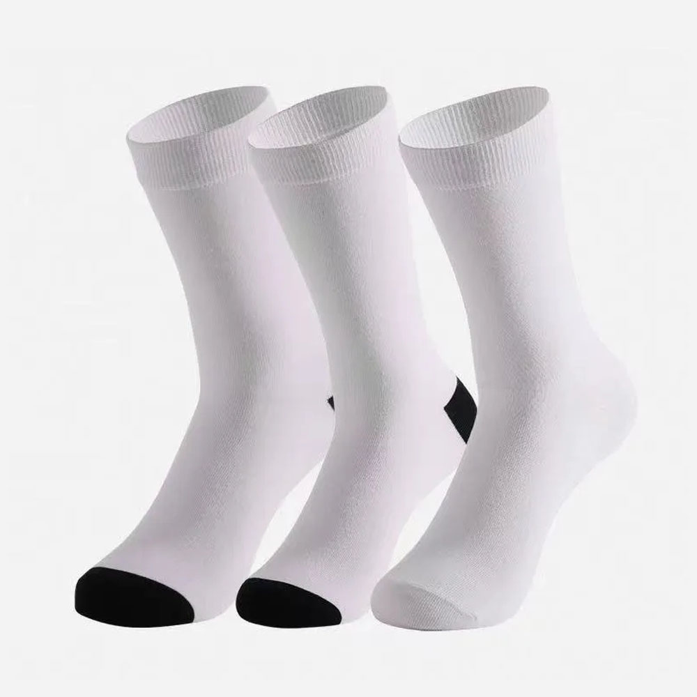 Sublimation Blank White Socks Custom DIY Polyester Socks Blank Heat Transfer Socks Suitable for Children & Men & Women