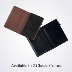 Sublimation Blank PU Leather Card Holder 4-Card Capacity Custom DIY Automatic Pop-Up Black / Brown Card Holders Heat Transfer Blanks for Custom Logo