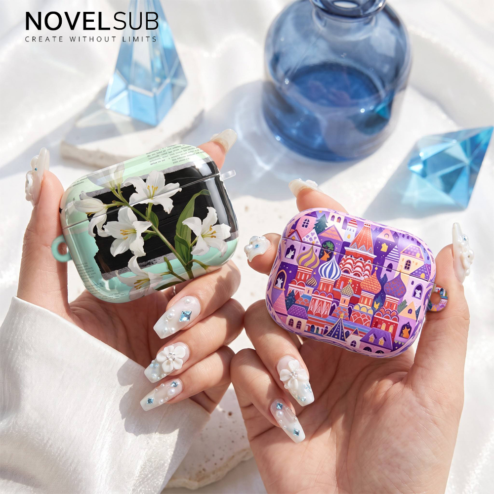 Sublimation Blank 3D Coated Film Airpods Cases for Airpods 1/2/3/4, Airpods Pro 3, Airpods Pro 2, Airpods Pro Custom 3D Sublimation Cover Case for Airpods Series