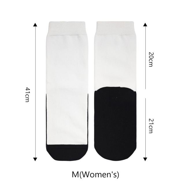 Sublimation Blank White Socks Custom DIY Polyester Socks Blank Heat Transfer Socks Suitable for Children & Men & Women