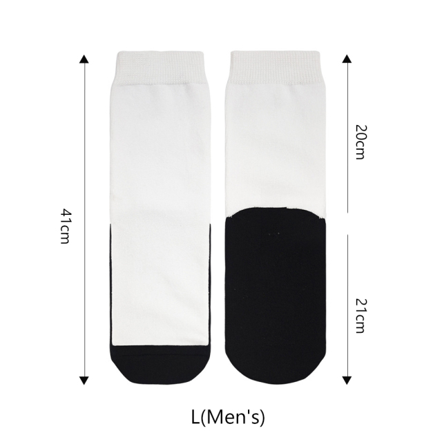 Sublimation Blank White Socks Custom DIY Polyester Socks Blank Heat Transfer Socks Suitable for Children & Men & Women