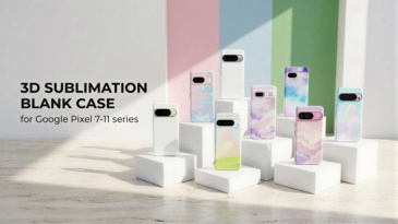 Special Offer | Sublimation Blank 3D 2in1 Film Phone Covers Custom TPU + PC Phone Covers for Google Pixel 7-10 Series DIY for 3D Film Printing
