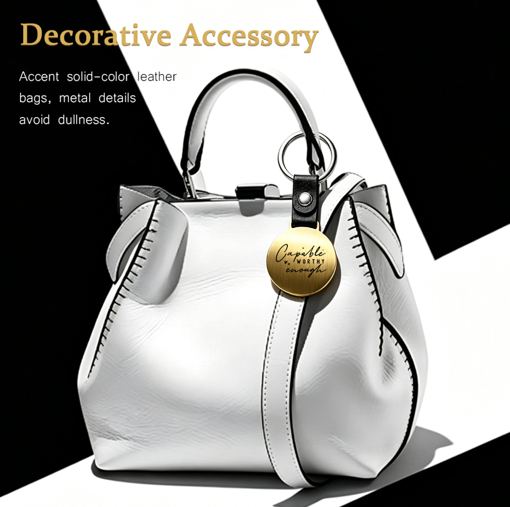 Laser Engraved Style Stainless Steel Keychains Series | 5 Shapes & 2 Colors (Gold & Black) Options | Non-Sublimation Metal Key Rings for Gifts & Promotions