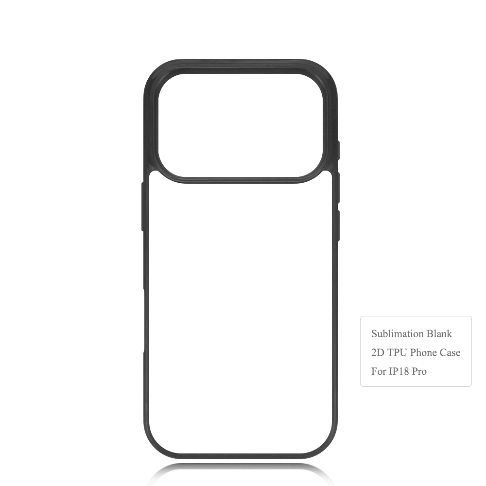 New Arrival Sublimation Blank 2D TPU Phone Case for iPhone 18 Series | Custom DIY 2D TPU Phone Covers With Aluminum Sheet for iPhone 18 17 16 Etc
