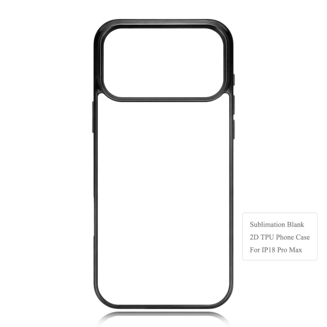 New Arrival Sublimation Blank 2D TPU Phone Case for iPhone 18 Series | Custom DIY 2D TPU Phone Covers With Aluminum Sheet for iPhone 18 17 16 Etc
