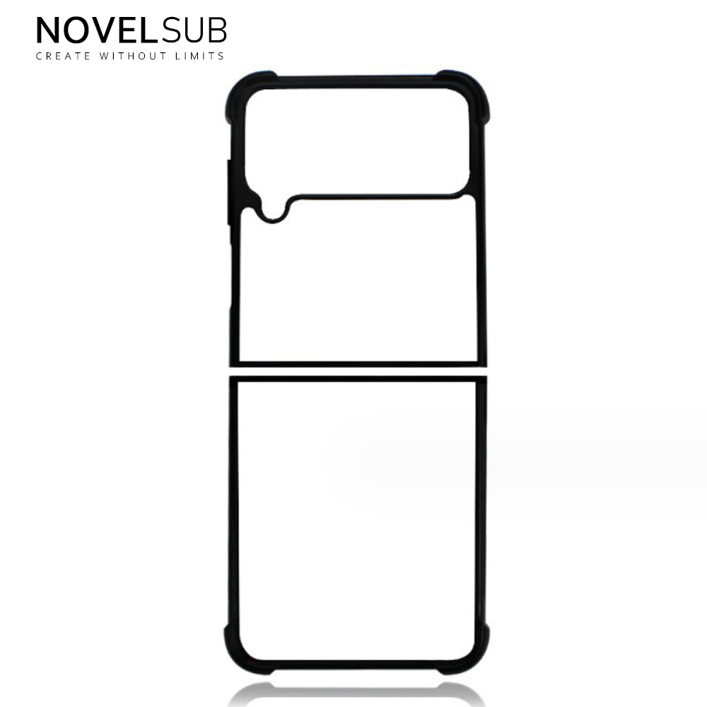 NOVELSUB for Samsung Galaxy Z Flip 8 Series Sublimation Blank 2D TPU Phone Case | Heat Transfer Printing DIY Phone Covers With Aluminum Sheet Insert for Z Flip 3- 8 Series