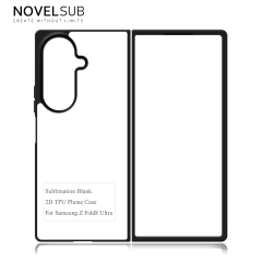 NOVELSUB for SamSung Galaxy Z Fold 8 Ultra Sublimation Blank 2D TPU  Phone Case| Heat Transfer Blanks Custom DIY Phone Cover With Aluminum Sheet Insert | DIY for SamSung Galaxy Z Fold 3-8 Series