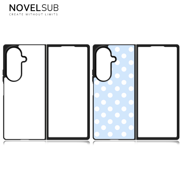 NOVELSUB for SamSung Galaxy Z Fold 8 Ultra Sublimation Blank 2D TPU  Phone Case| Heat Transfer Blanks Custom DIY Phone Cover With Aluminum Sheet Insert | DIY for SamSung Galaxy Z Fold 3-8 Series