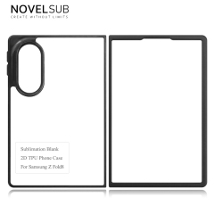 NOVELSUB for SamSung Galaxy Z Fold 8 Ultra Sublimation Blank 2D TPU  Phone Case| Heat Transfer Blanks Custom DIY Phone Cover With Aluminum Sheet Insert | DIY for SamSung Galaxy Z Fold 3-8 Series
