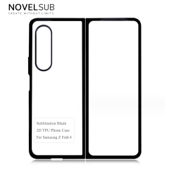 NOVELSUB for SamSung Galaxy Z Fold 8 Ultra Sublimation Blank 2D TPU  Phone Case| Heat Transfer Blanks Custom DIY Phone Cover With Aluminum Sheet Insert | DIY for SamSung Galaxy Z Fold 3-8 Series