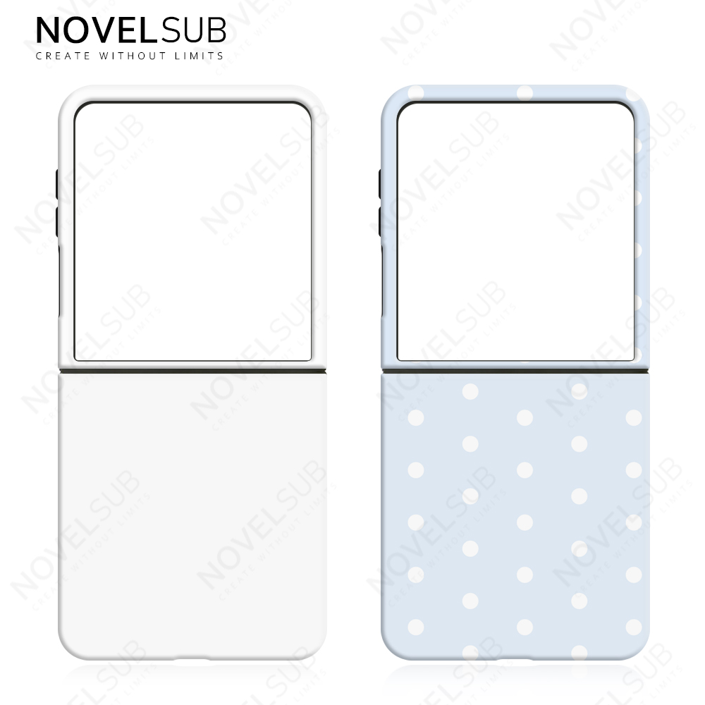 NOVELSUB New Style 3D 2IN1 Coated Sublimation Blank Phone Case for Samsung Galaxy Z Flip 6/7/8 | TPU+PC Shockproof DIY Heat Transfer Customizable Protective Cover Wholesale