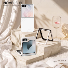 NOVELSUB New Style 3D 2IN1 Coated Sublimation Blank Phone Case for Samsung Galaxy Z Flip 6/7/8 | TPU+PC Shockproof DIY Heat Transfer Customizable Protective Cover Wholesale